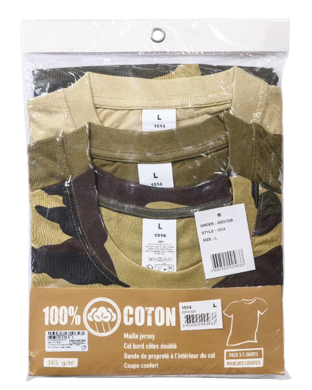 Percussion T-Shirts Camo Three Pack