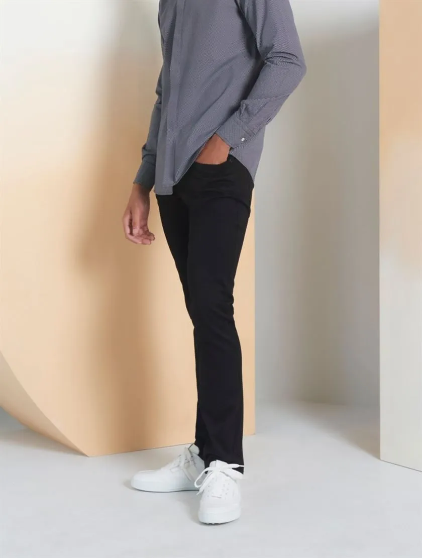Perona   -   Mens-Bottoms-Trousers & Denims-Adriel-Pma-Ss24-162-28-Black