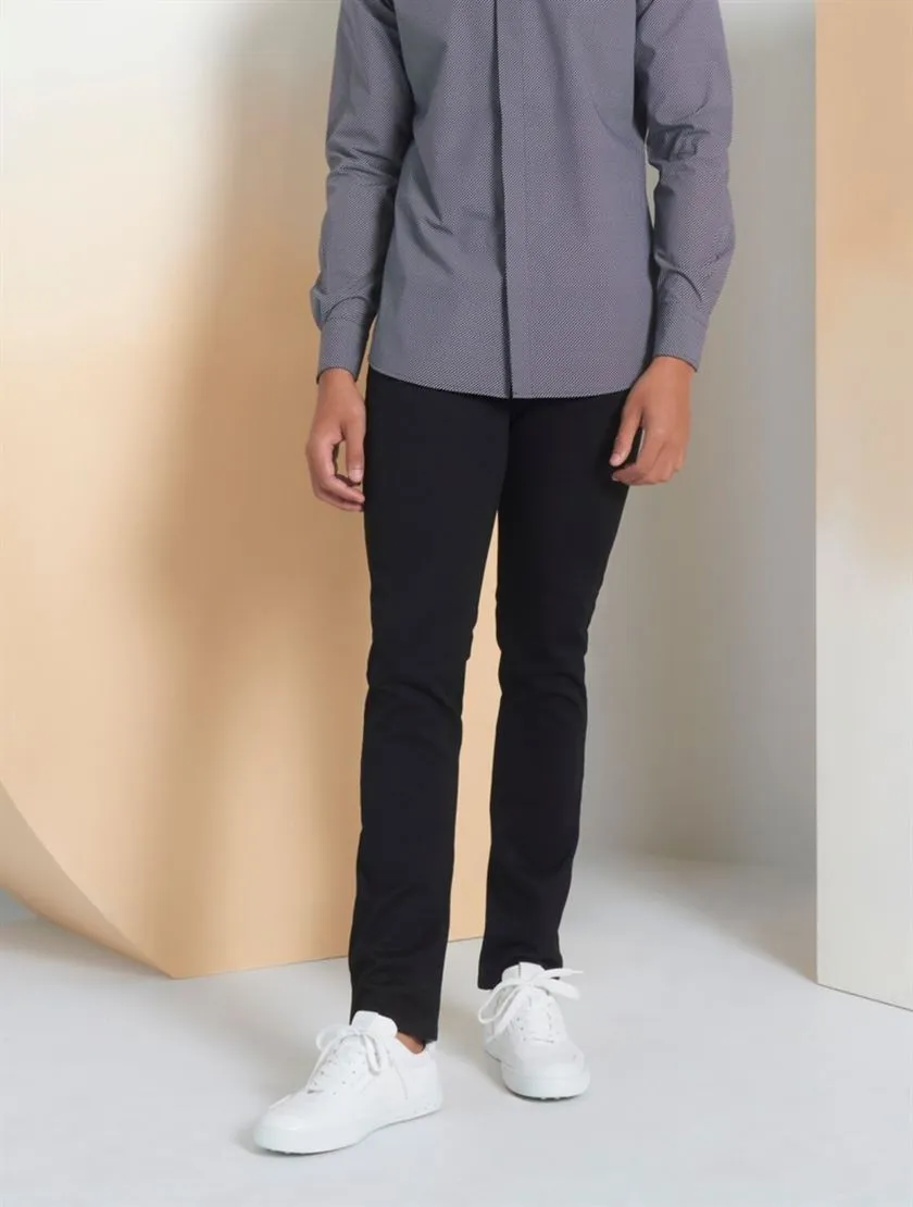 Perona   -   Mens-Bottoms-Trousers & Denims-Adriel-Pma-Ss24-162-28-Black