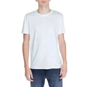 Peuterey Men's White Cotton Round Neck T-Shirt