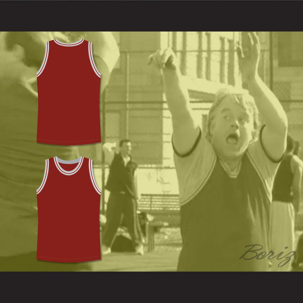 Philip Seymour Hoffman Sandy Lyle Along Came Polly Dark Red Basketball Jersey Plain Back