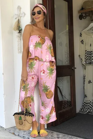 Pink Pineapple Jumpsuit