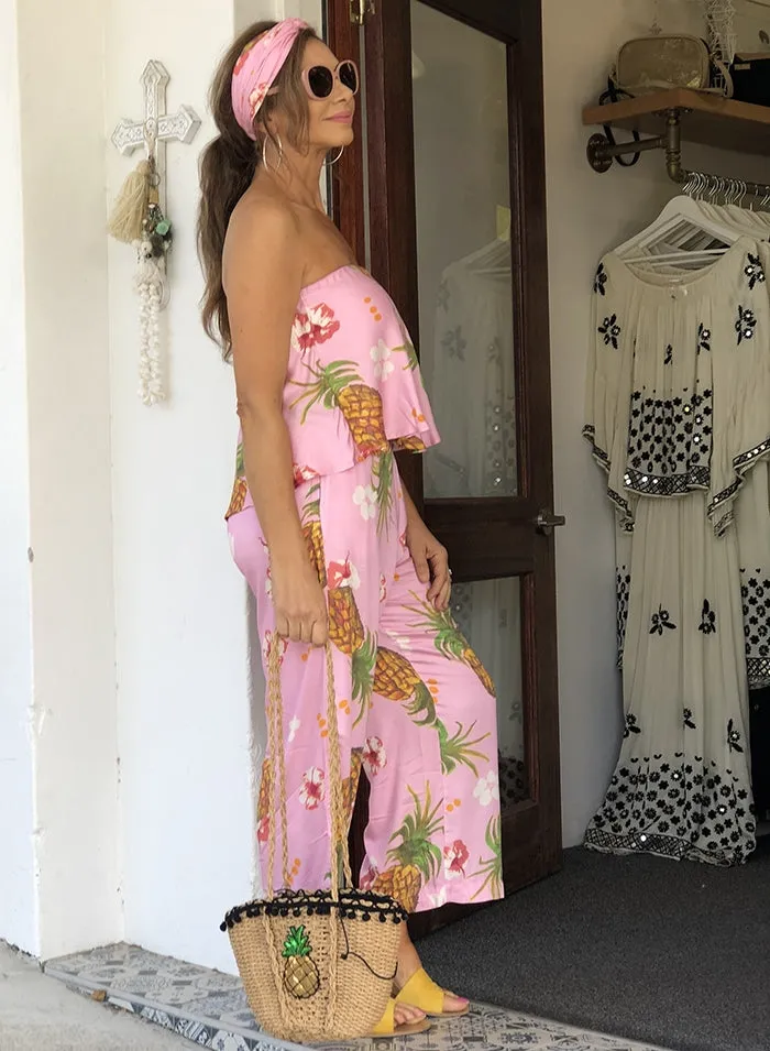 Pink Pineapple Jumpsuit
