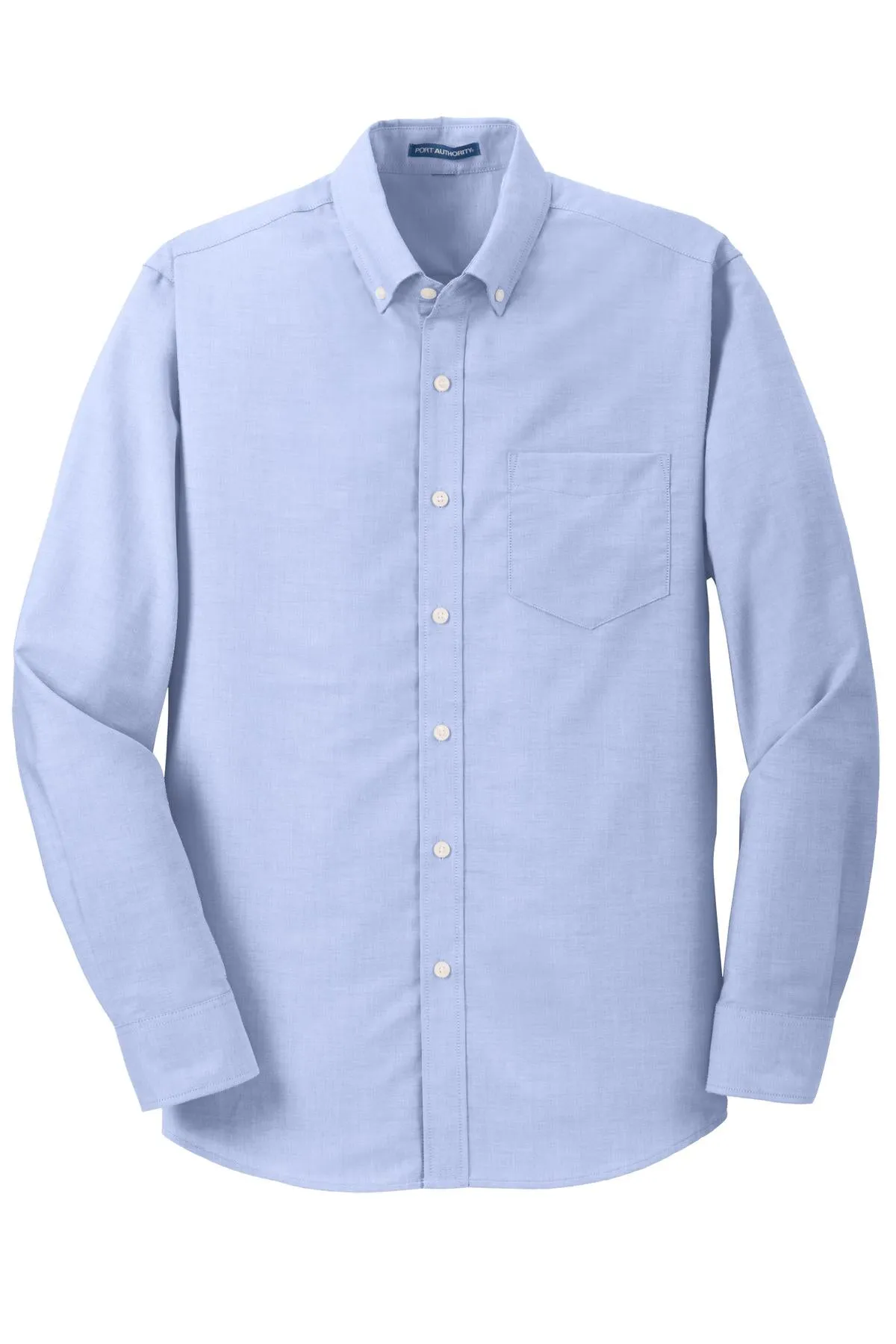 Port Authority SuperPro Oxford Shirt. S658 Oxford Blue