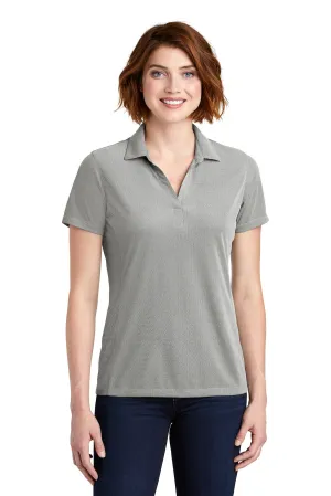 Port Authority  Women's Poly Oxford Pique Polo. LK582 Black