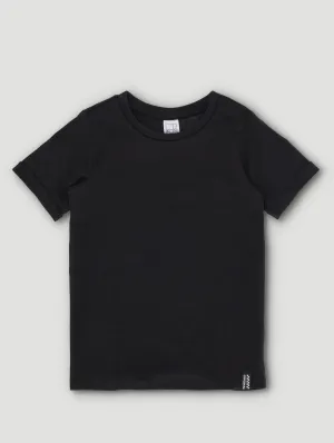 Pre-Boys Plain Tee - Black