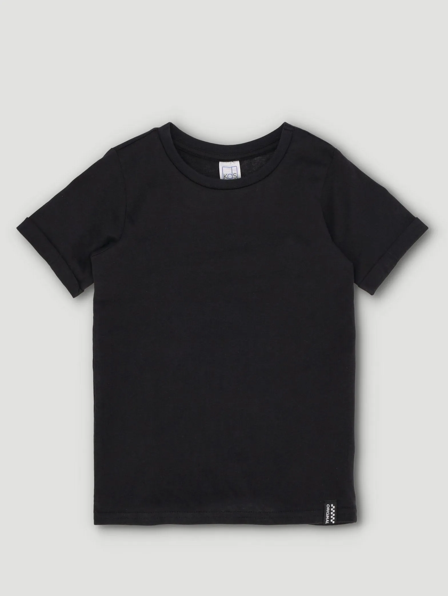 Pre-Boys Plain Tee - Black