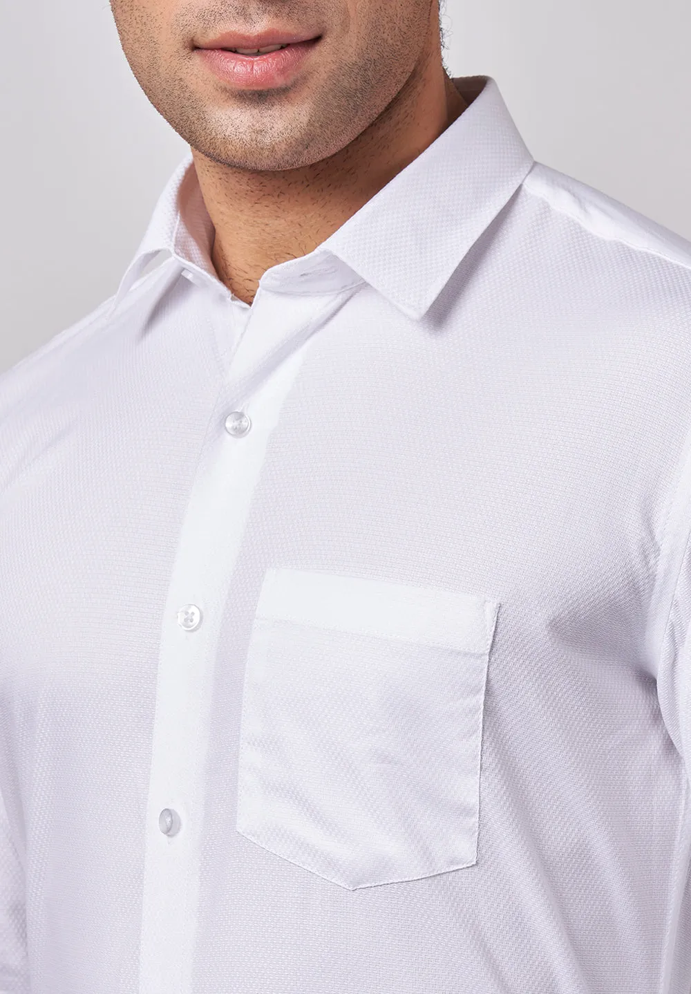 Pure Cotton Formal-slim Fit Shirt - S45149