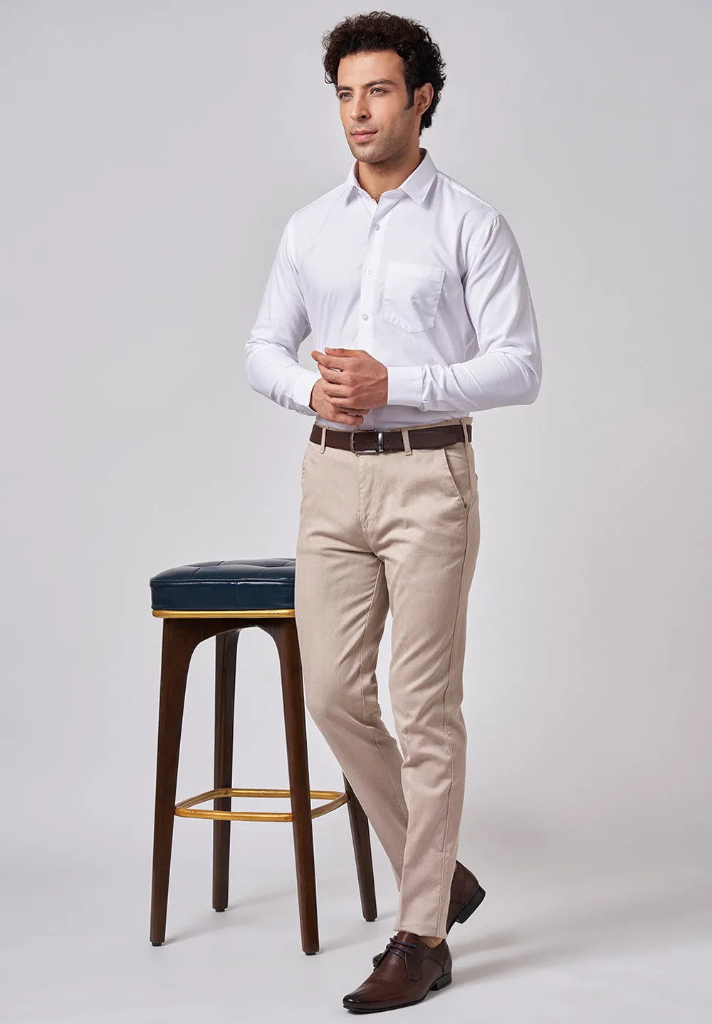 Pure Cotton Formal-slim Fit Shirt - S45149