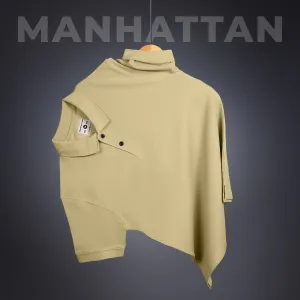 Pure Cotton Polo Plain T Shirts (Beach) Without Pocket