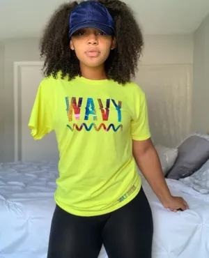 Rainbow Sparkle Wavy | Lemon Tee