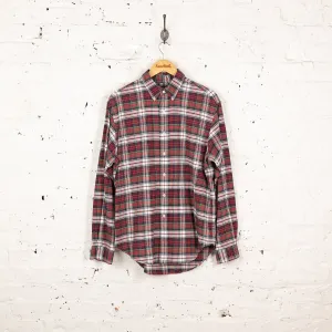 Ralph Lauren Check Shirt - White - L