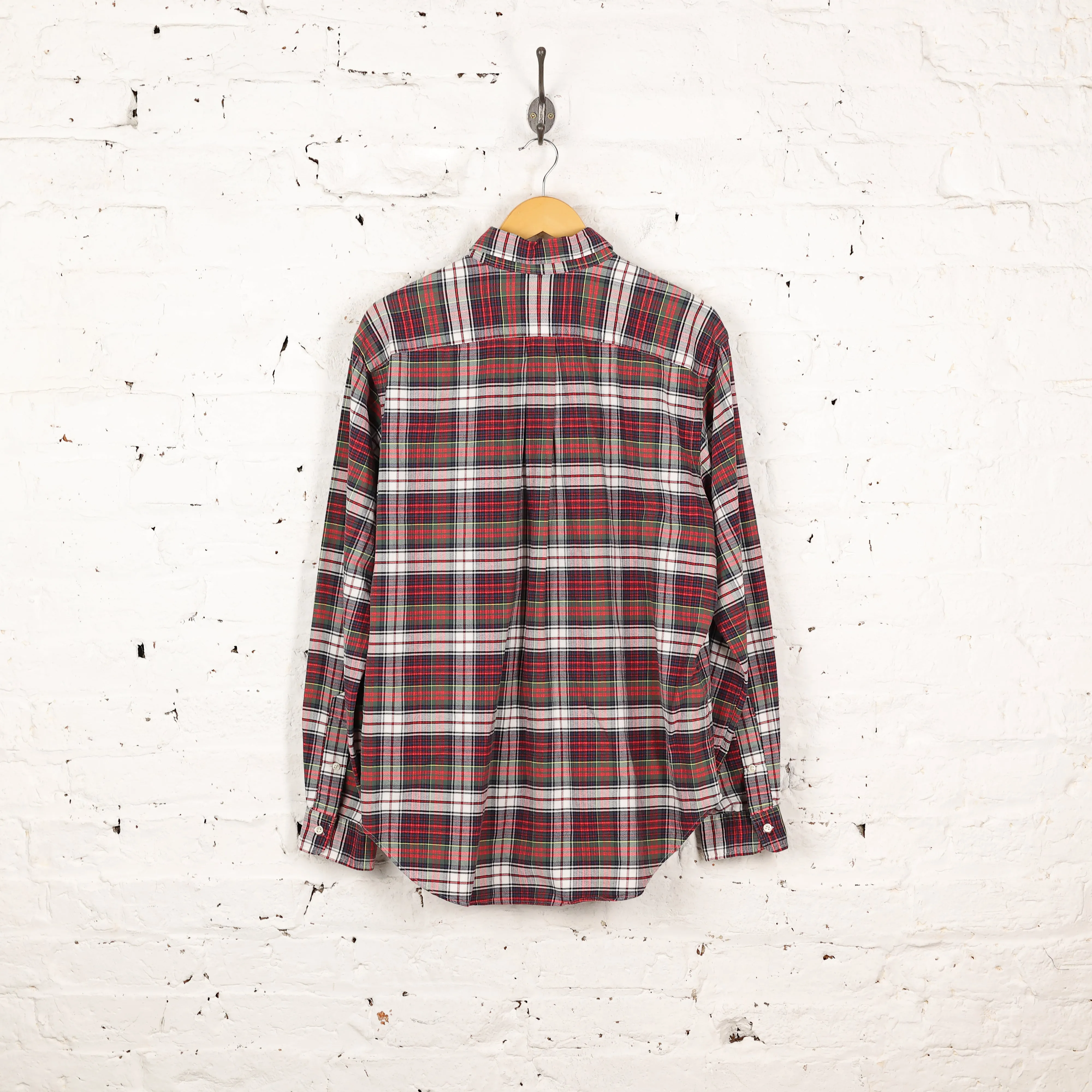 Ralph Lauren Check Shirt - White - L