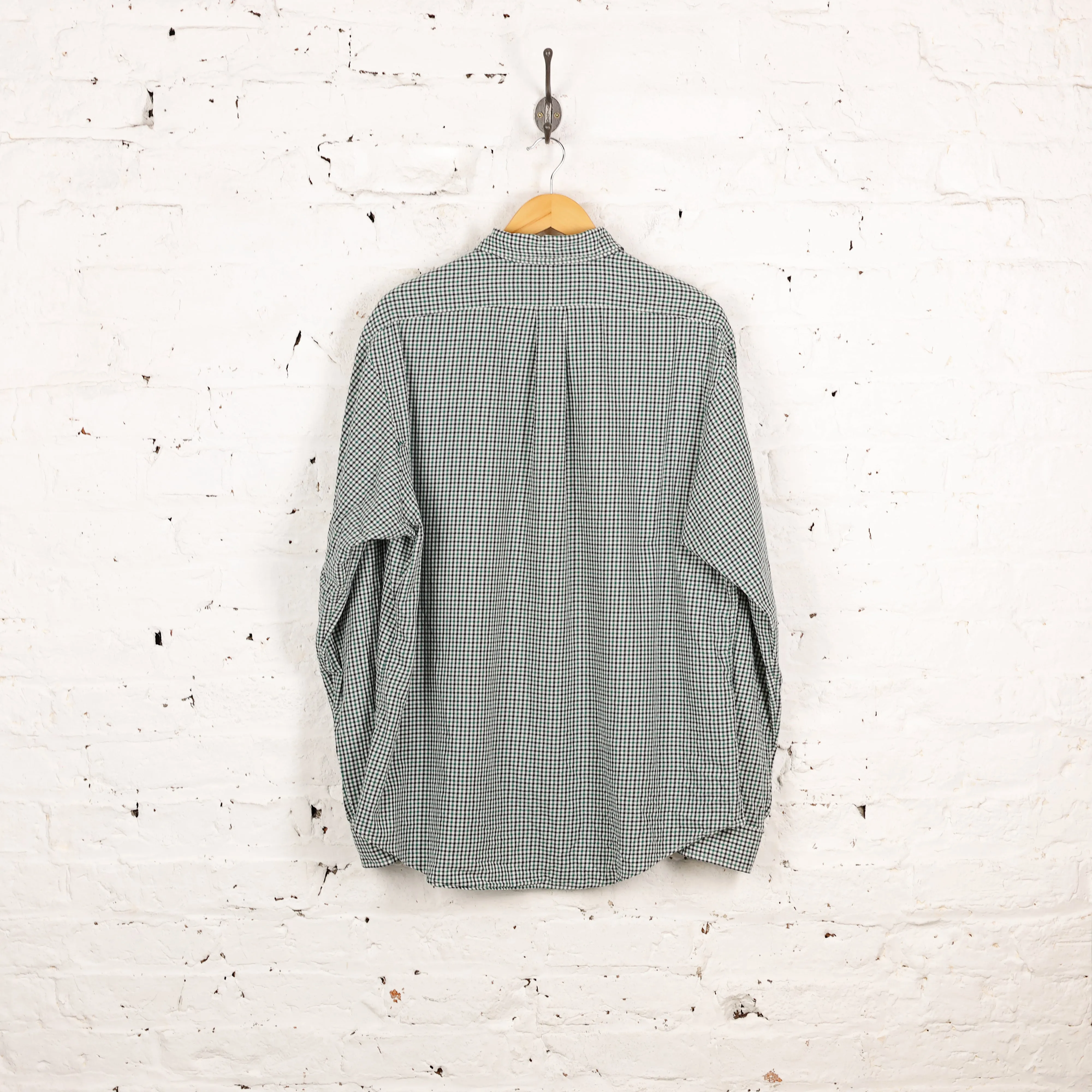 Ralph Lauren Classic Fit Gingham Shirt - Green - XL