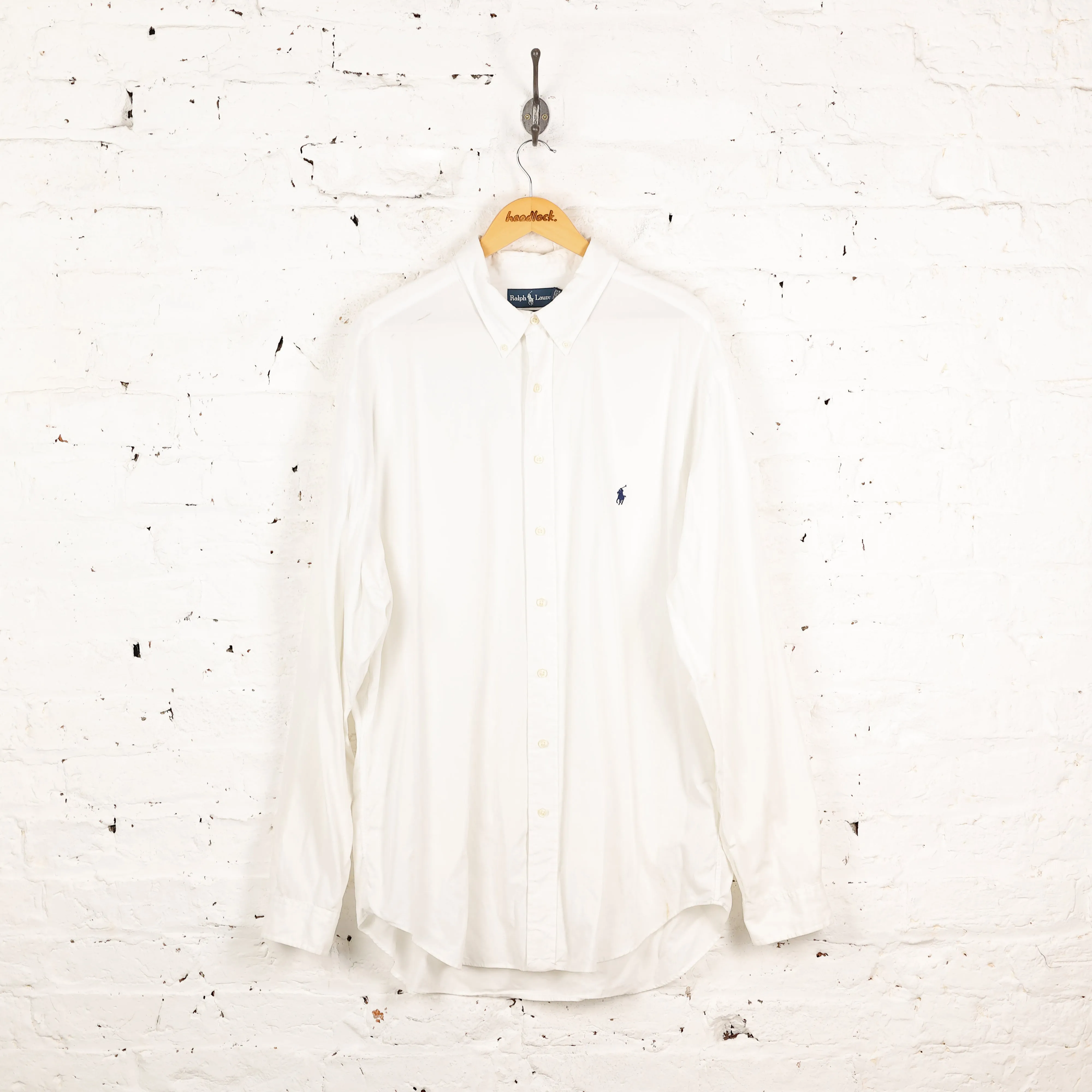 Ralph Lauren Classic Fit Shirt - White - XXL