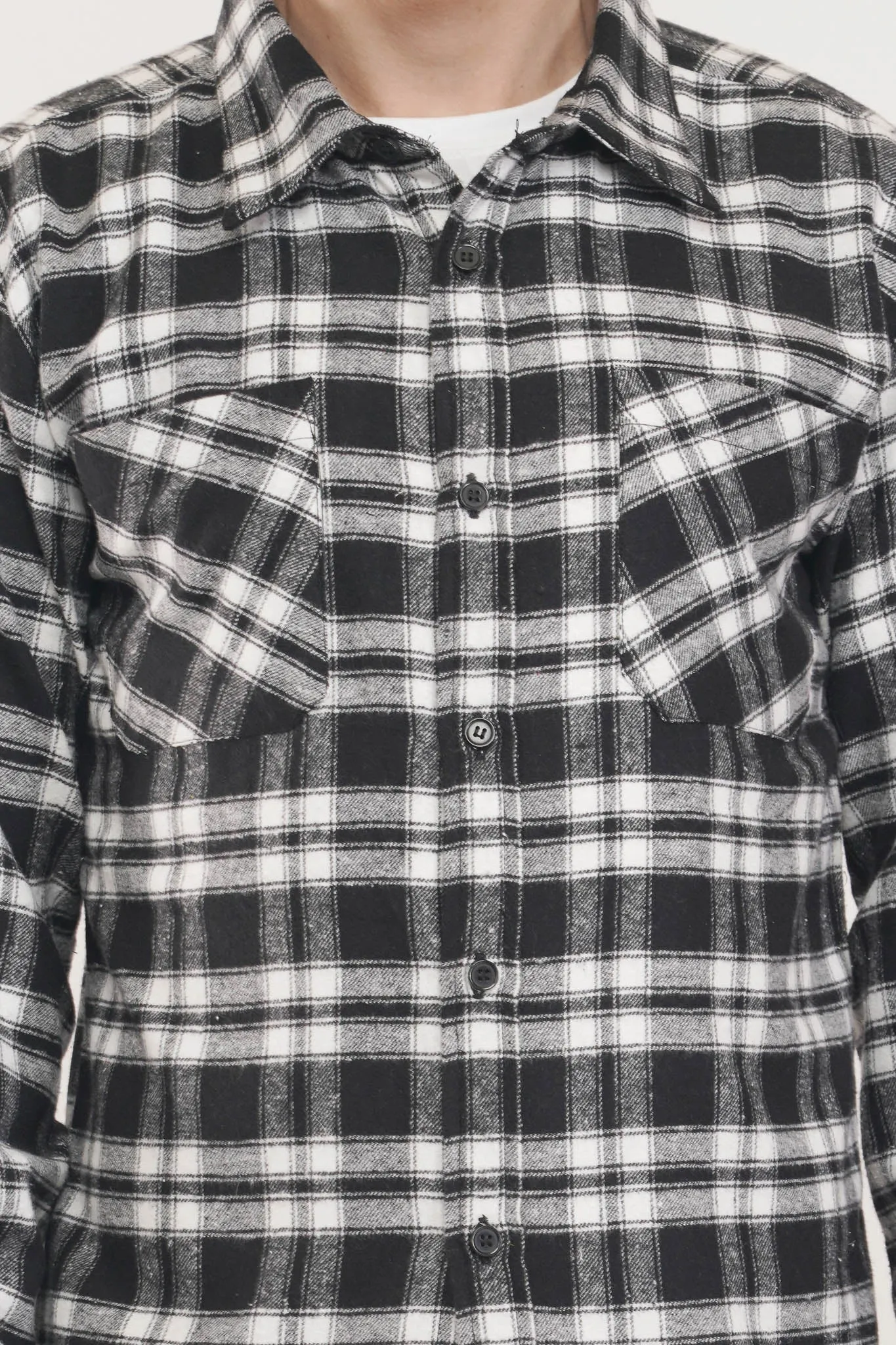 Regency Checks | Black & White Oxford Checkered Shirt