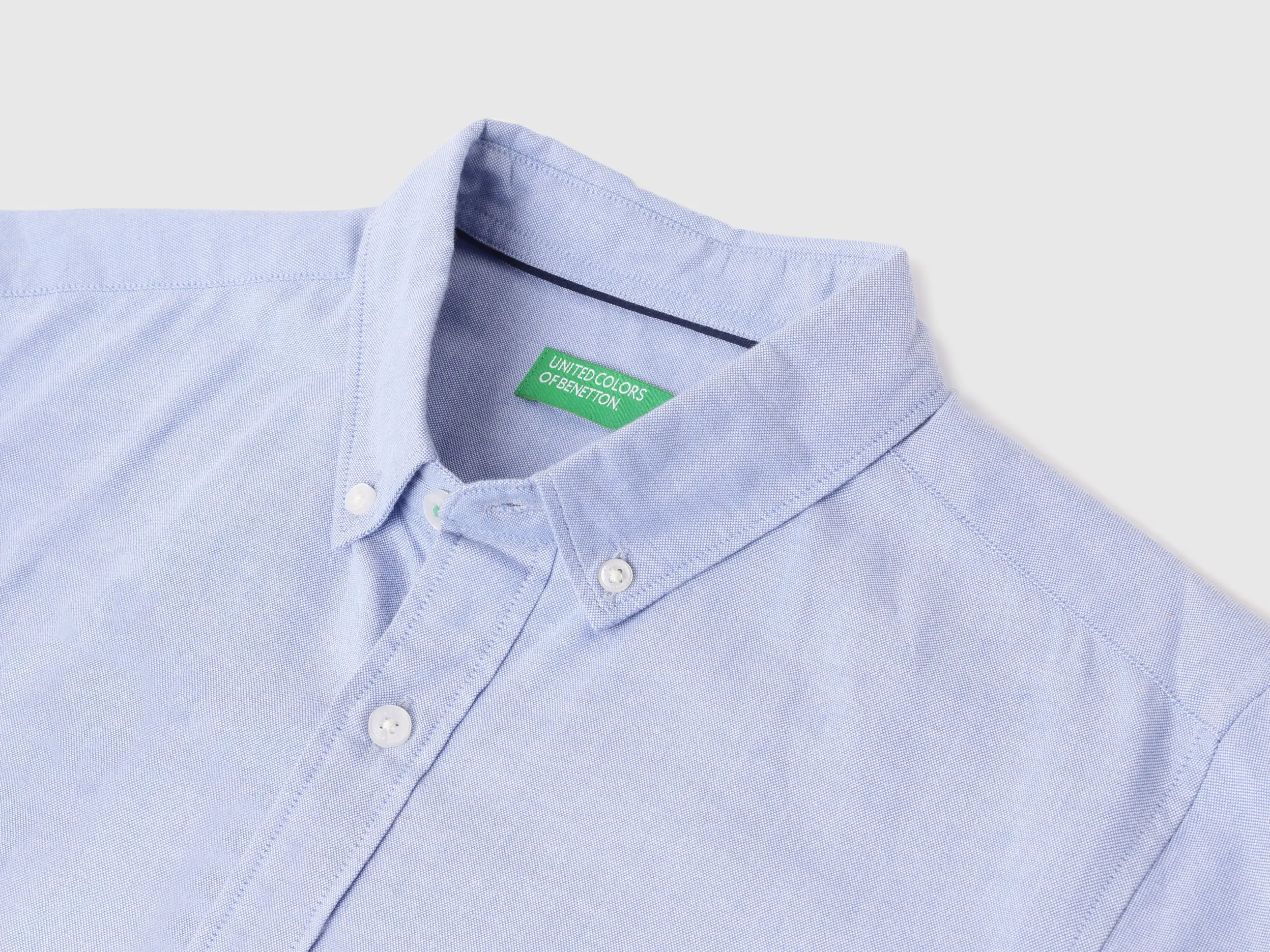 Regular Button Down Textured Shirt