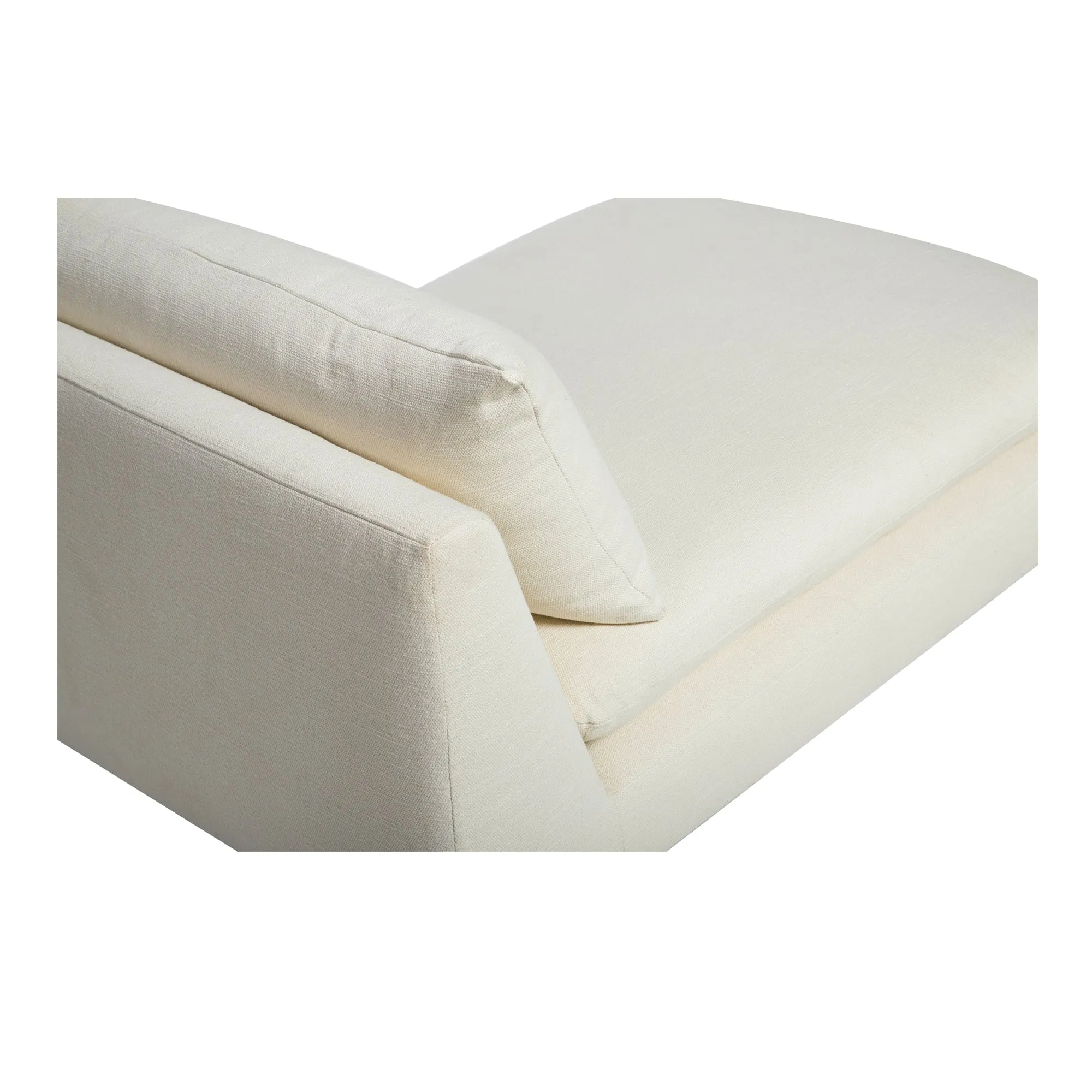 Retro-Chic Lounger with Padded Legs