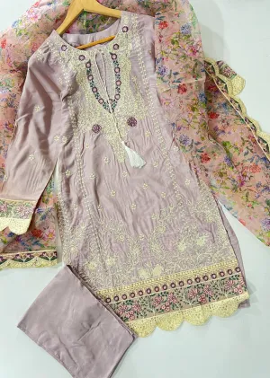 RGZ1401 Readymade Lilac Linen suit