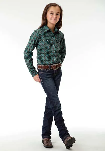 Roper Girls L/S Foulard Western Shirt