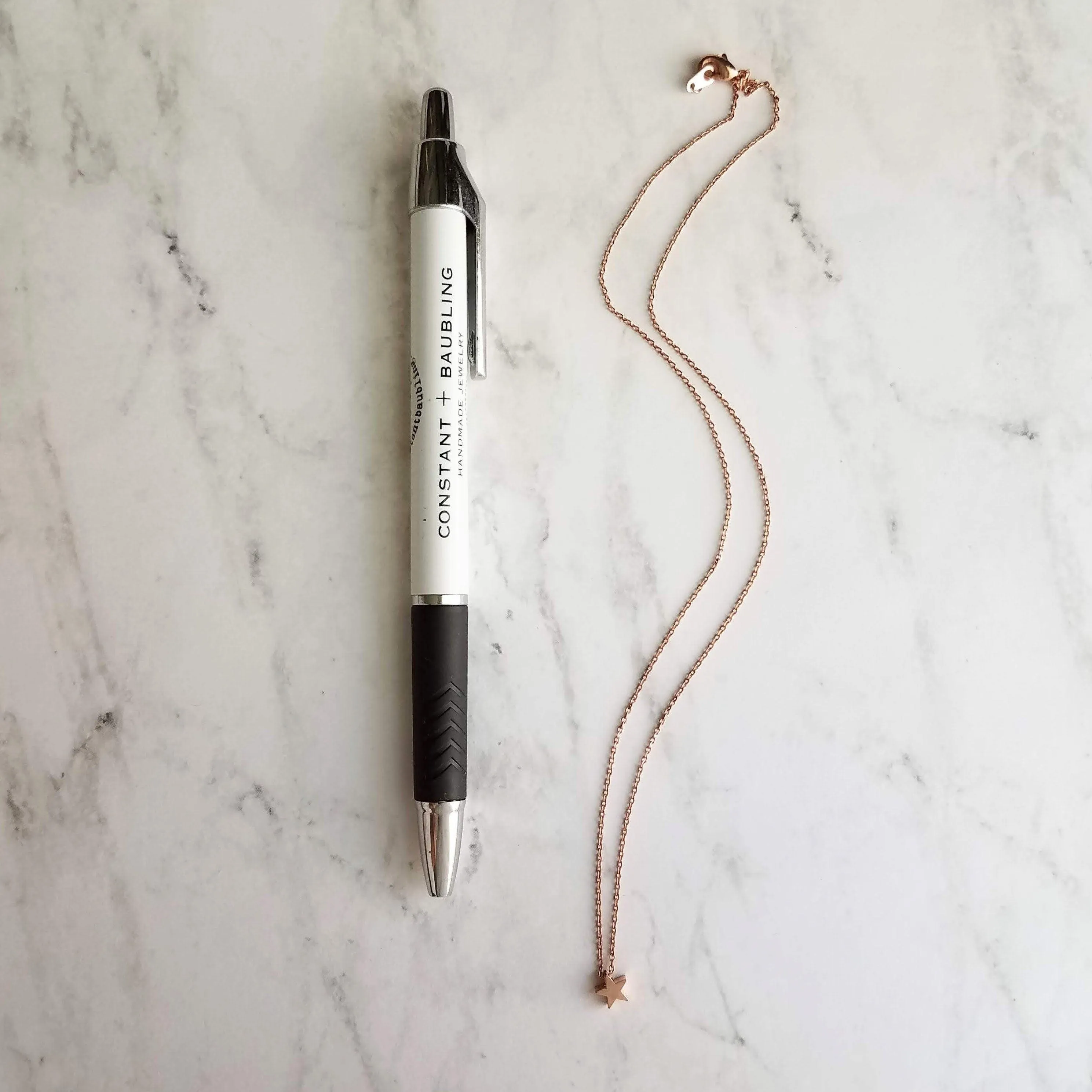 Rose Gold Star Necklace, star pendant, rose gold star slider bead, rose gold star charm, simple rose gold star, small rose gold star, lucky
