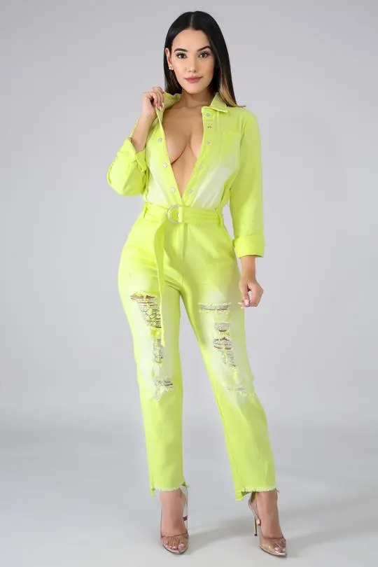 Rustic Denim Jumpsuit