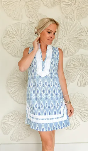 Sail to Sable Ikat Tunic Mini