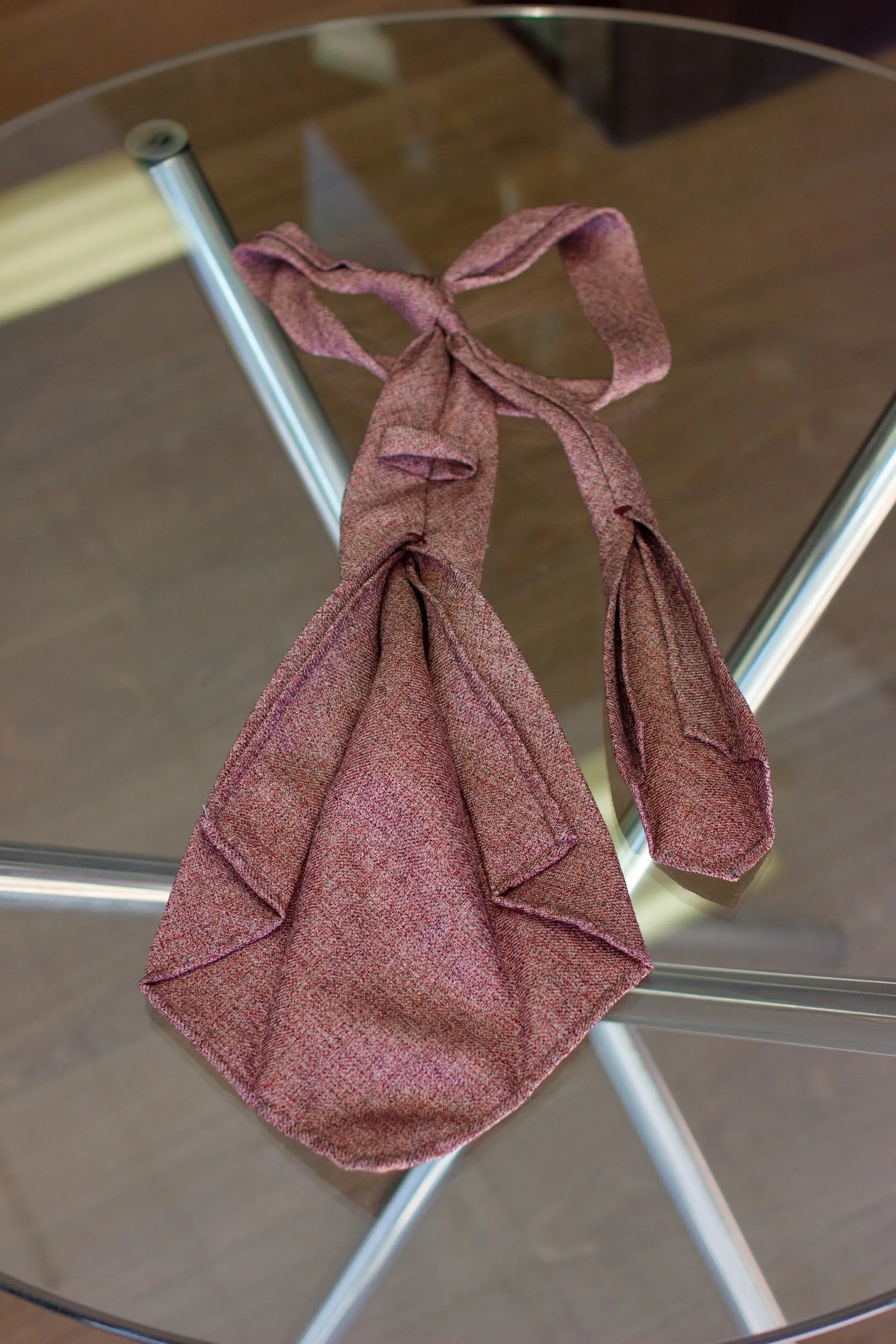 Salmon 7-Fold Tie