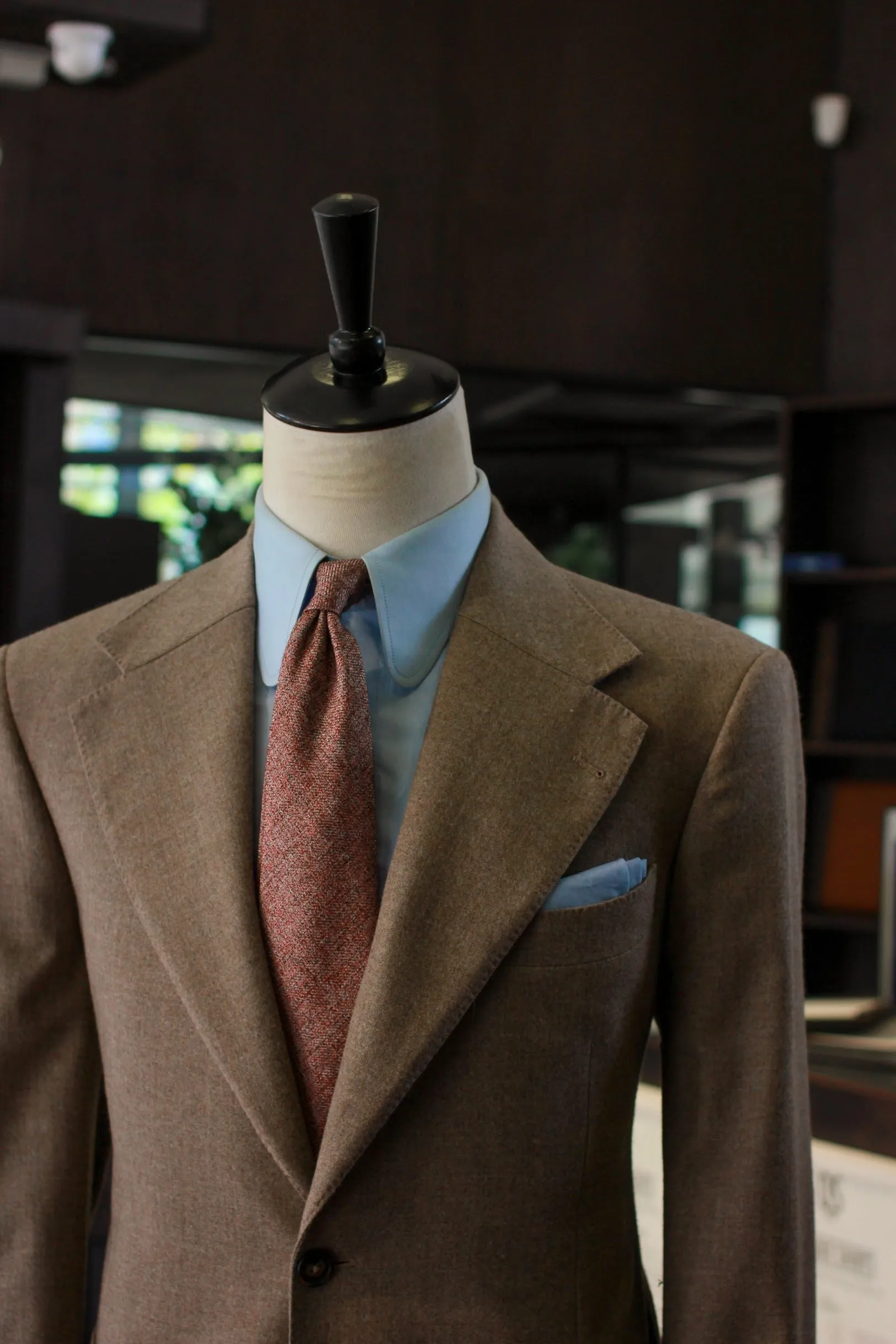 Salmon 7-Fold Tie