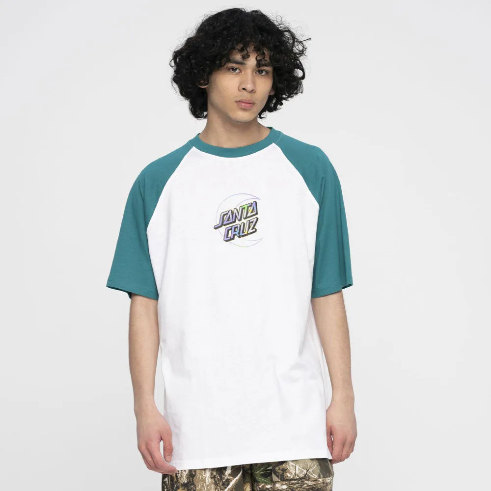 Santa Cruz Holo Moon Dot Raglan T-Shirt
