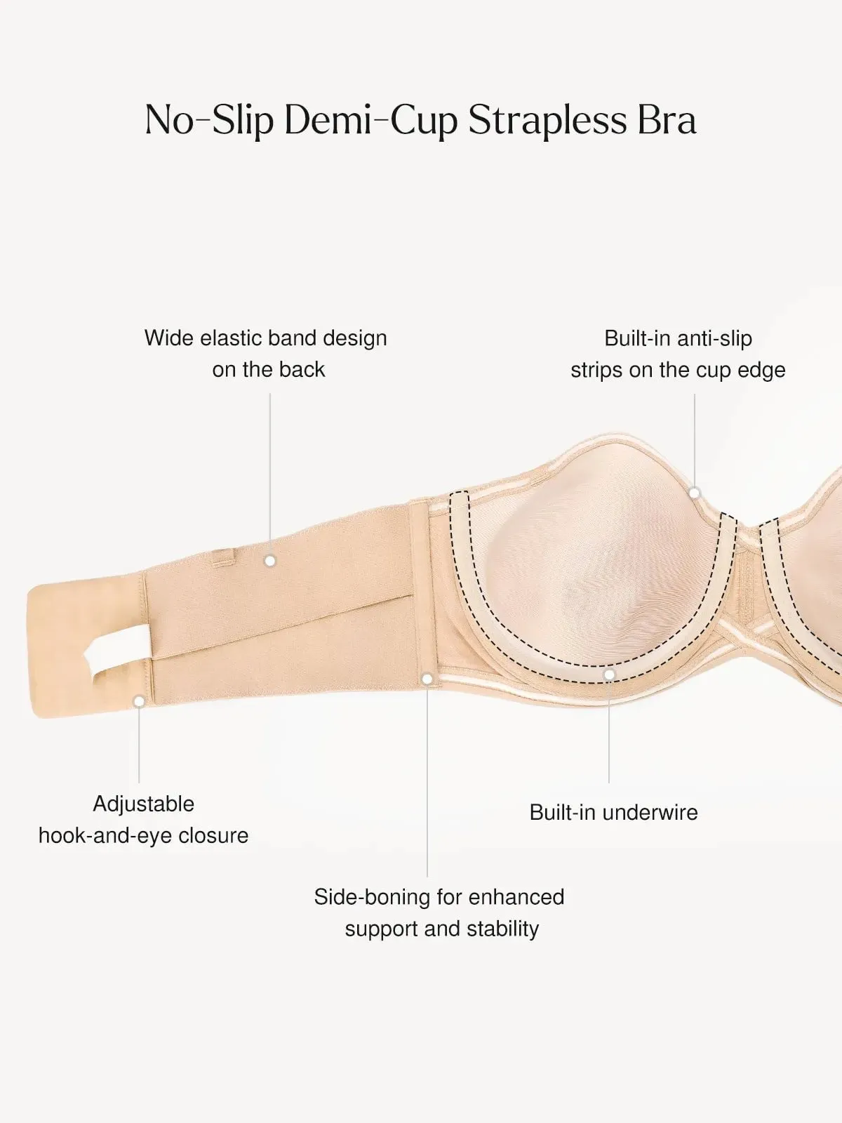 Seamless Push-Up Shapewear Bra