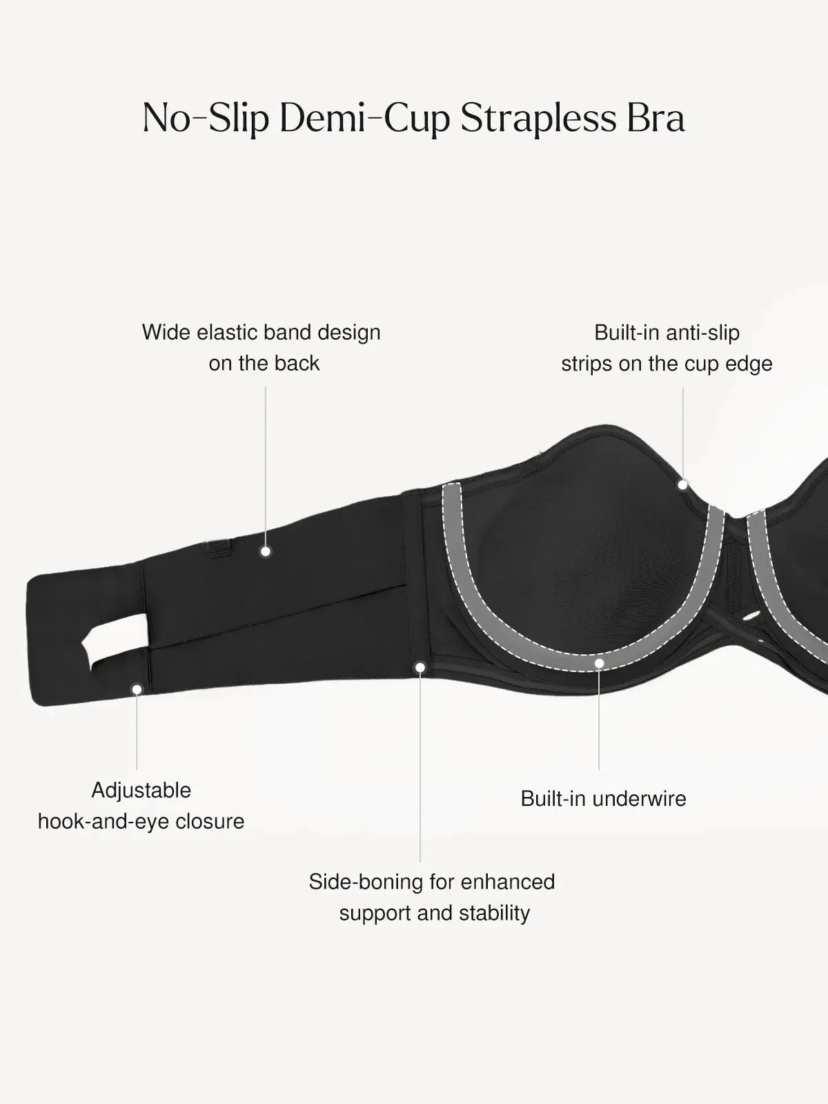 Seamless Push-Up Shapewear Bra