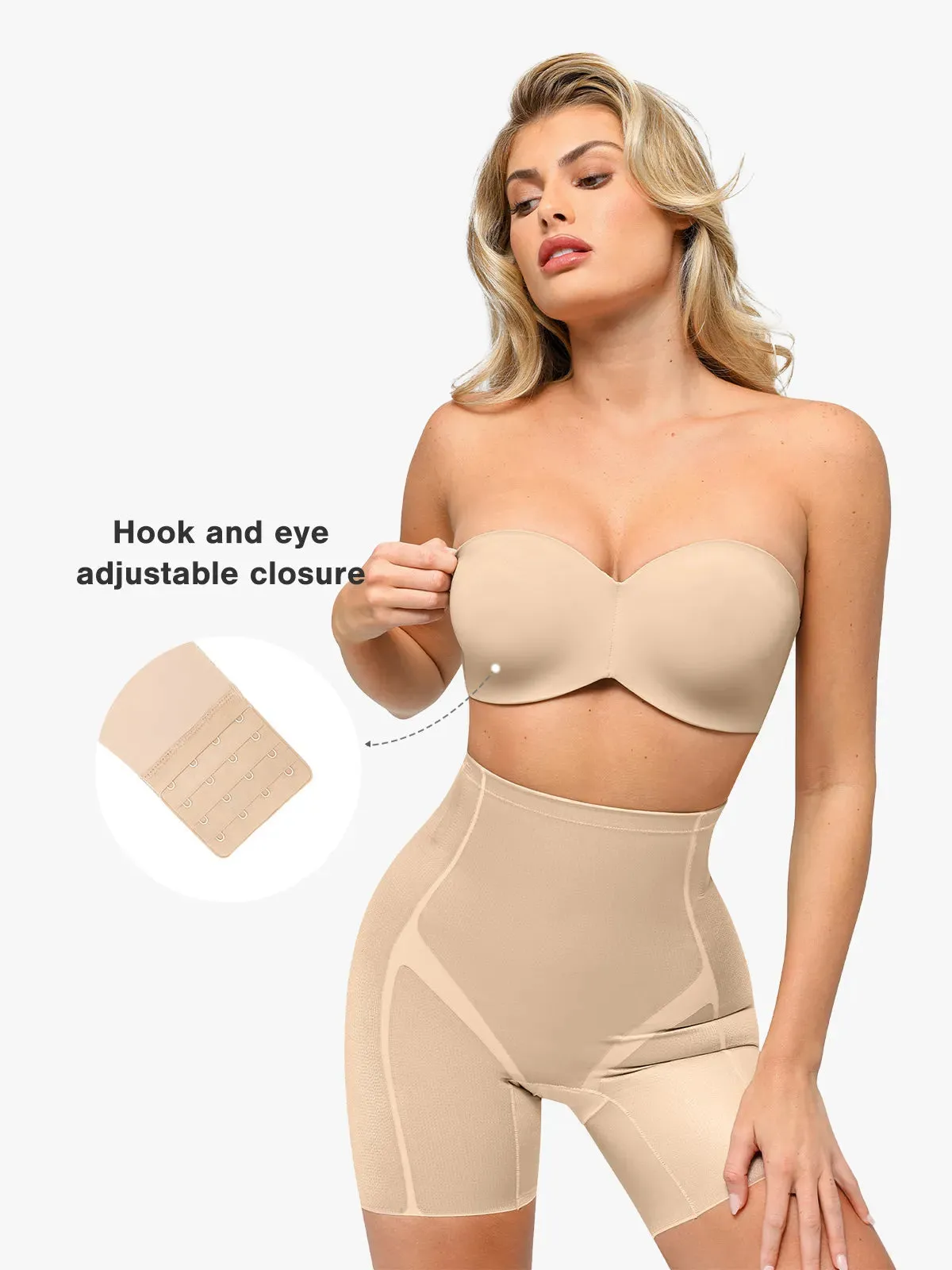 Seamless Push-Up Shapewear Bra