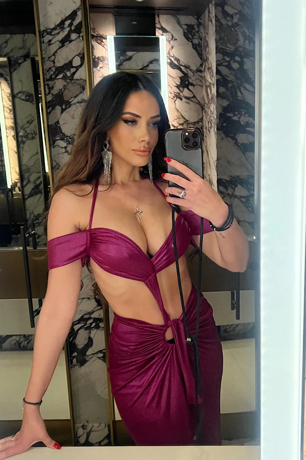 SELENE METALLIC DRESS