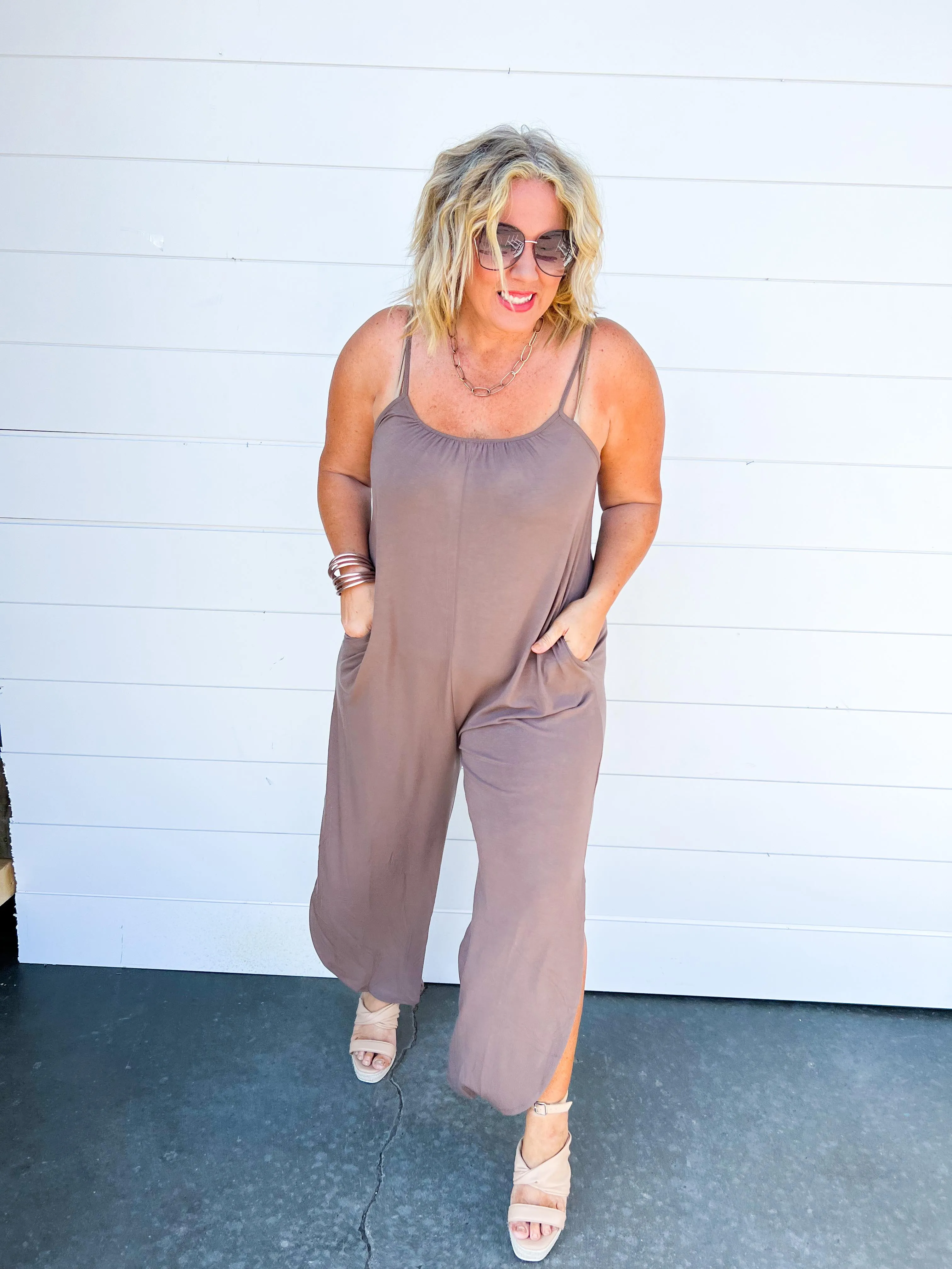 Side Slit Jumpsuit