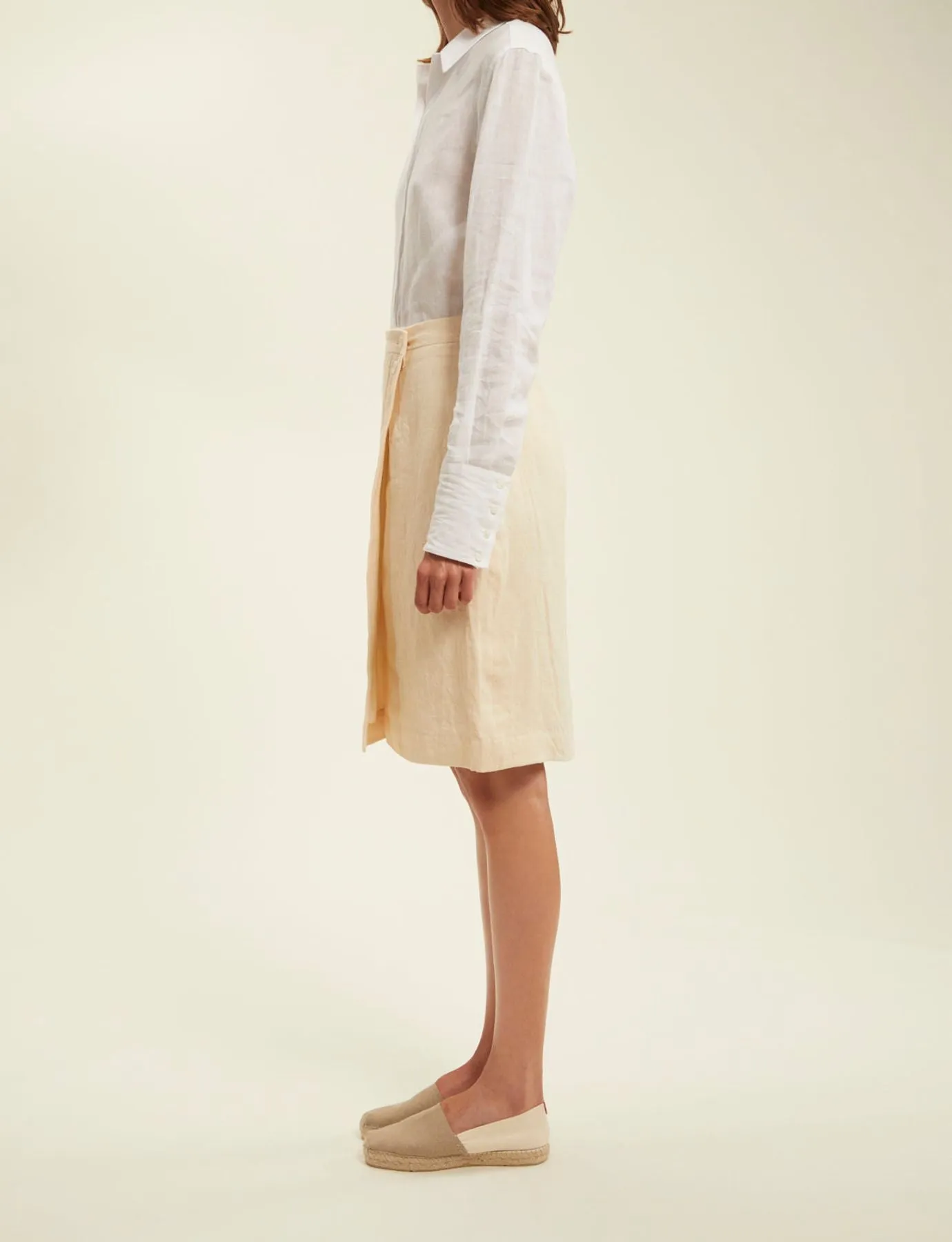 Skirt Alouette off white linen