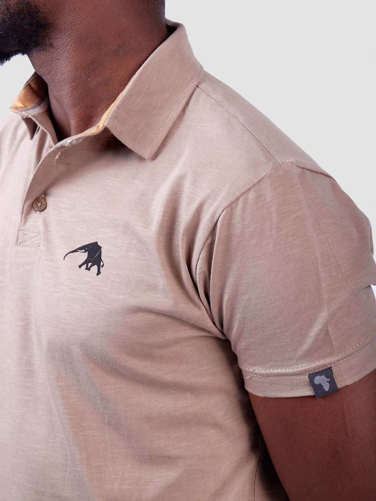Slab Cotton Polo T-Shirt