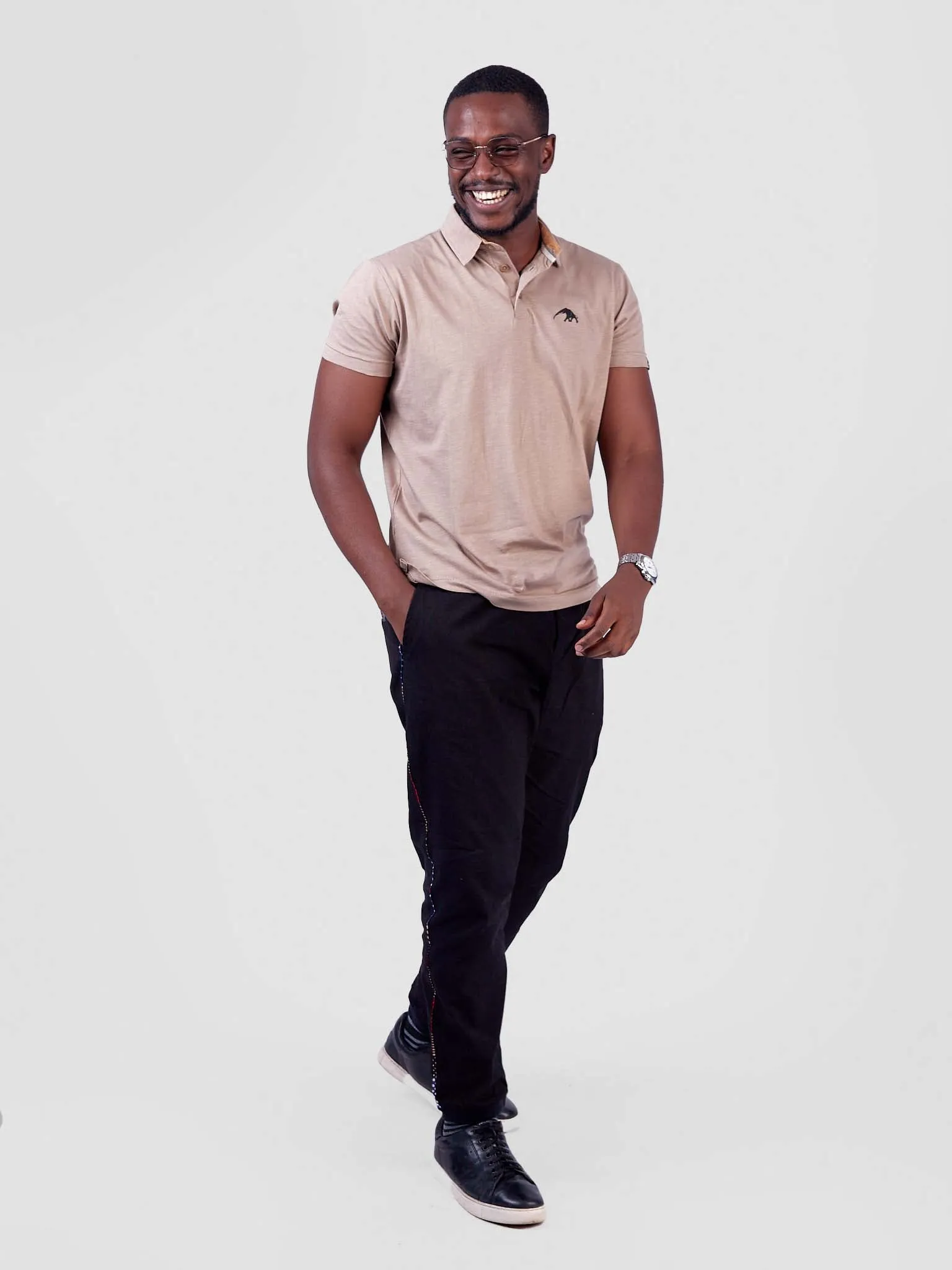 Slab Cotton Polo T-Shirt