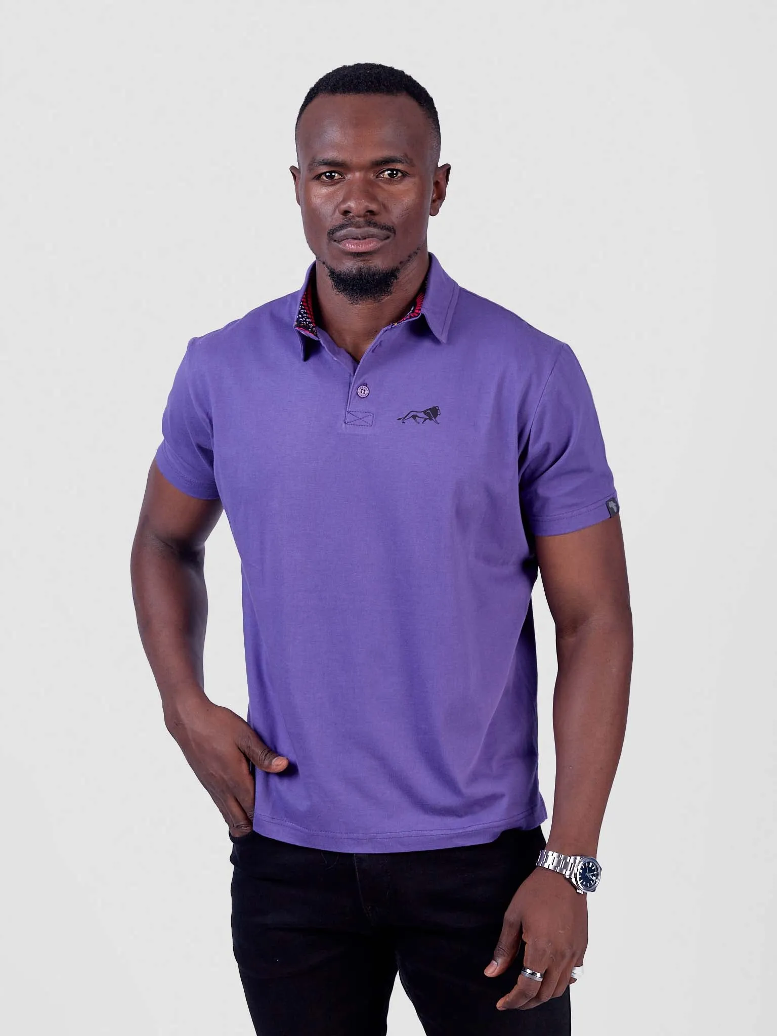 Slab Cotton Polo T-Shirt