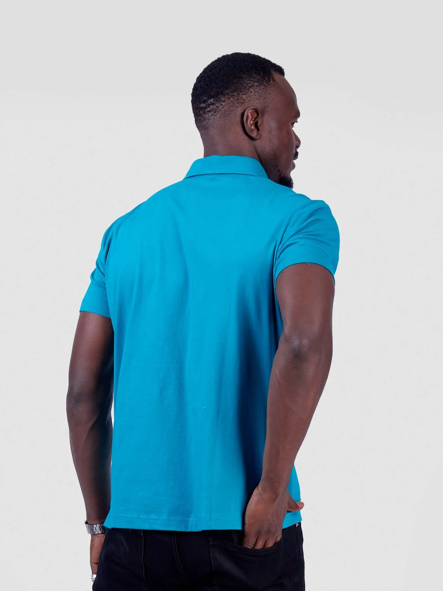Slab Cotton Polo T-Shirt