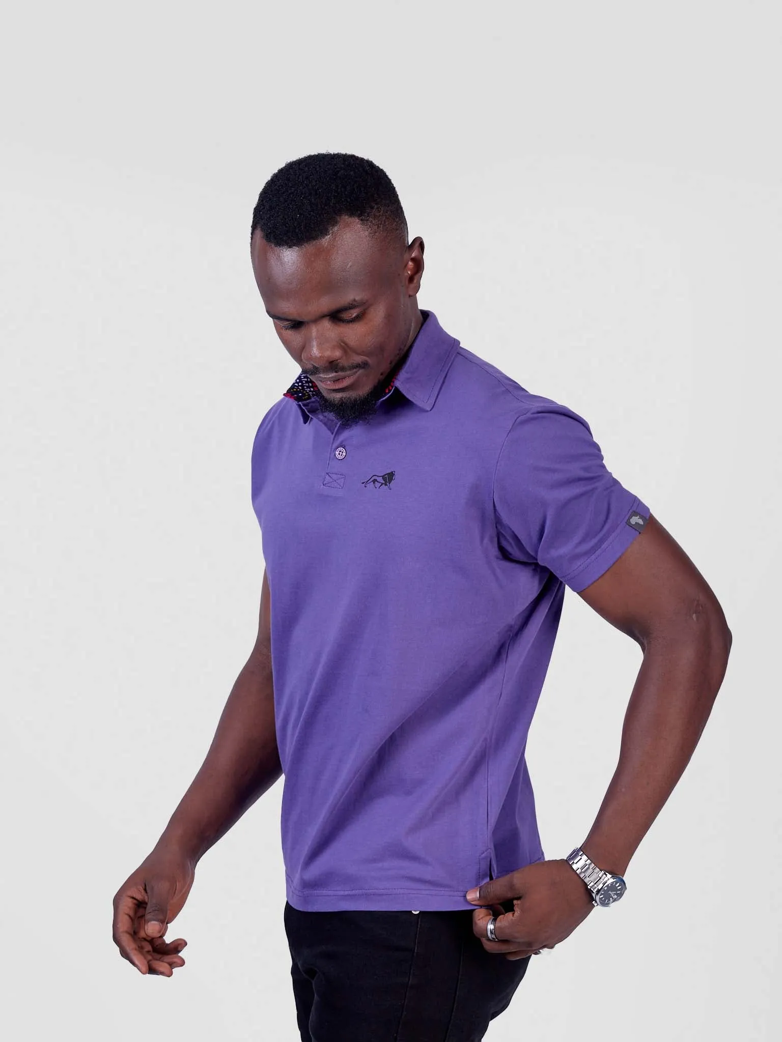 Slab Cotton Polo T-Shirt