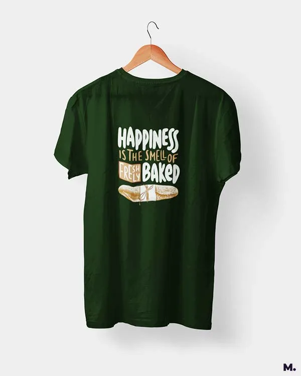 Smell of freshly baked bread printed t shirts