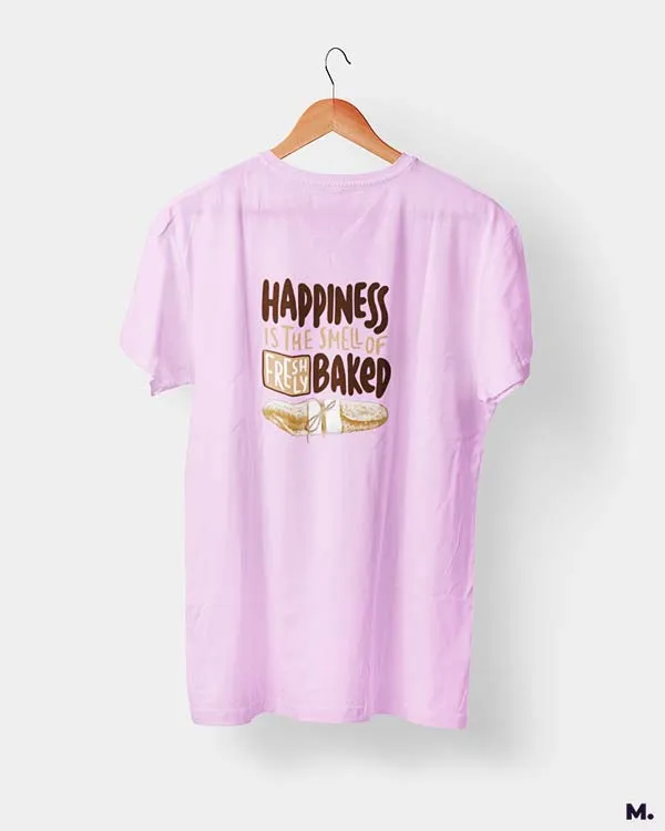 Smell of freshly baked bread printed t shirts