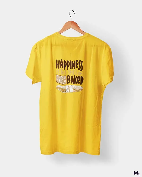 Smell of freshly baked bread printed t shirts