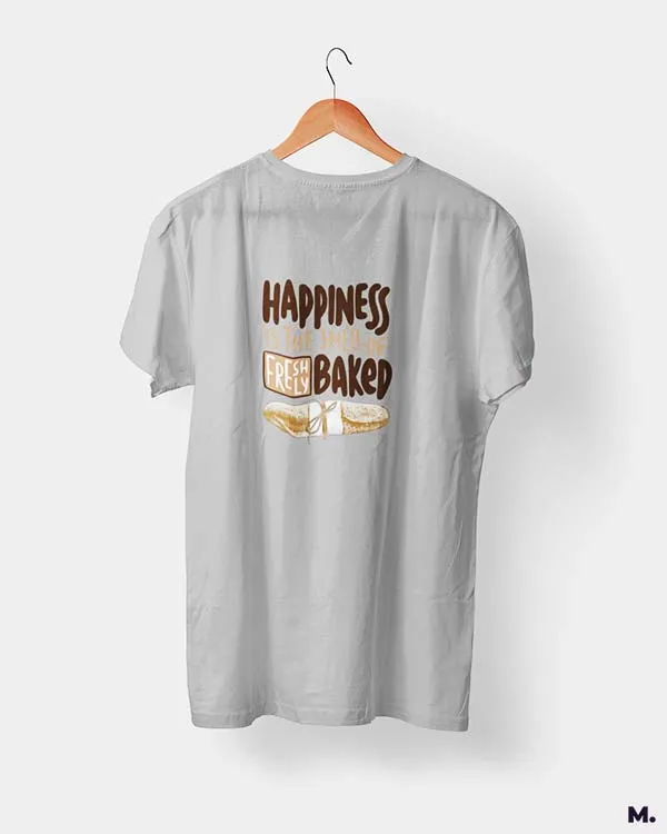Smell of freshly baked bread printed t shirts