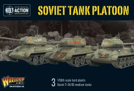 Soviet Armoured Platoon (3 T-34 plus infantry)
