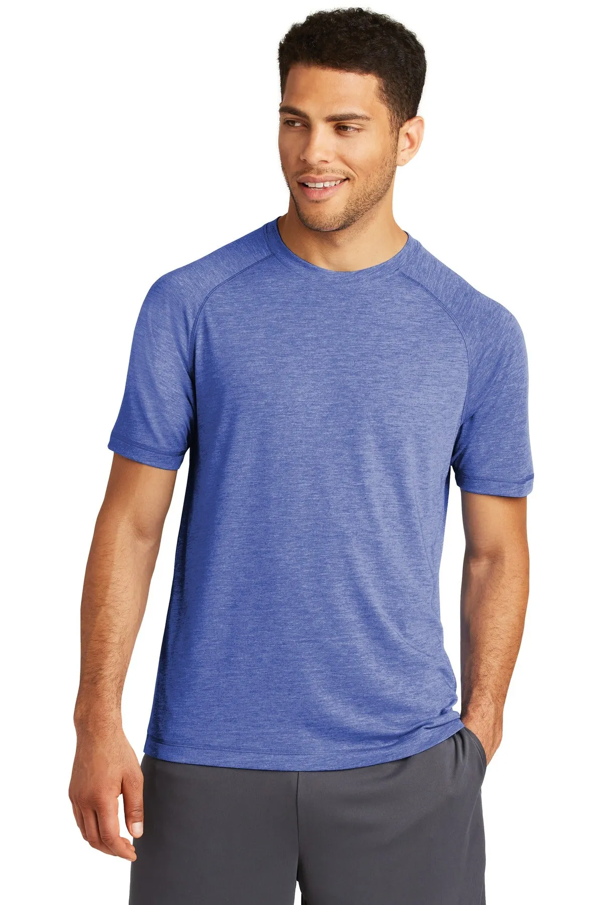 Sport-Tek ¨ PosiCharge ¨ Tri-Blend Wicking Raglan Tee. ST400