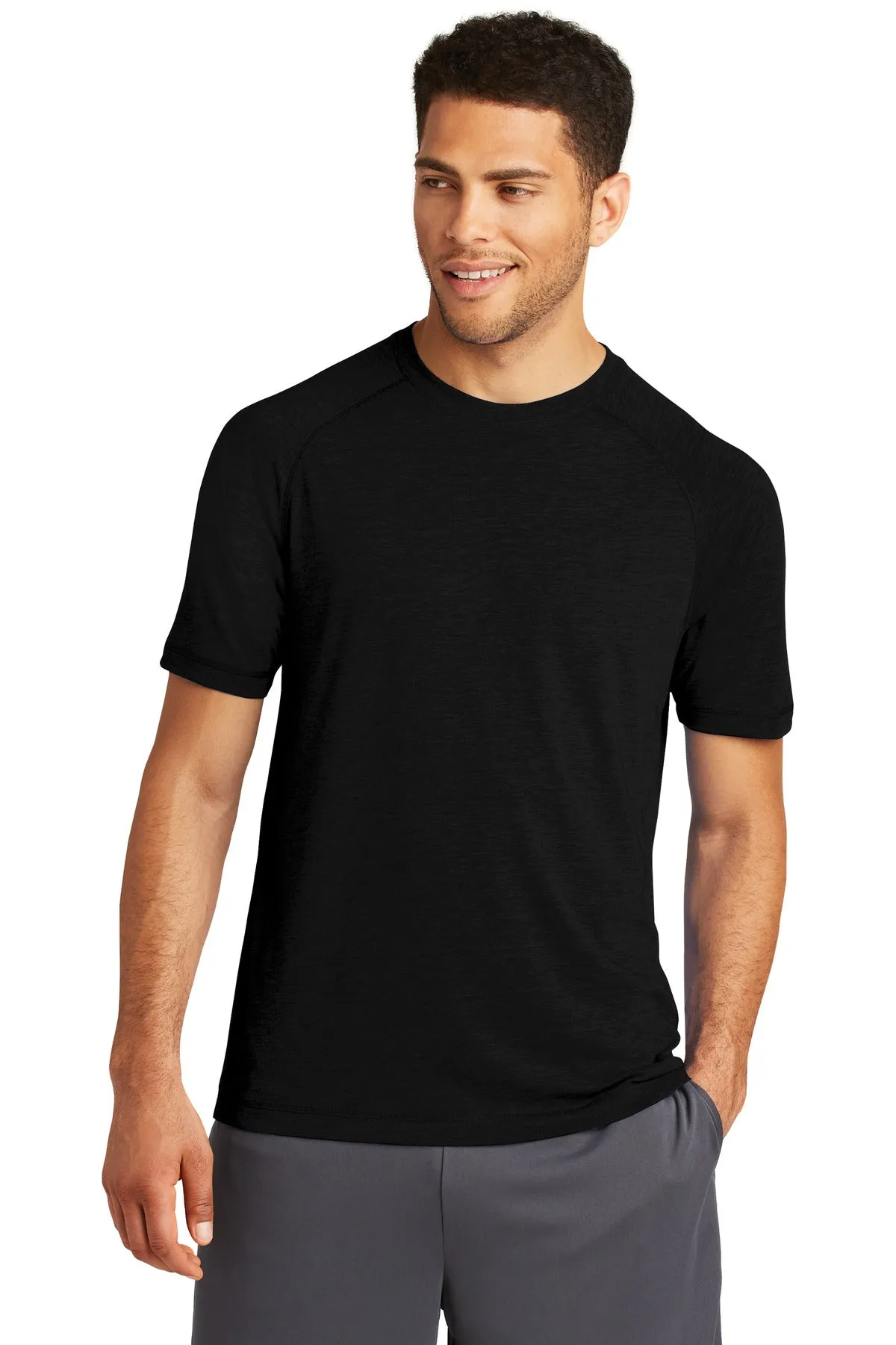 Sport-Tek ¨ PosiCharge ¨ Tri-Blend Wicking Raglan Tee. ST400