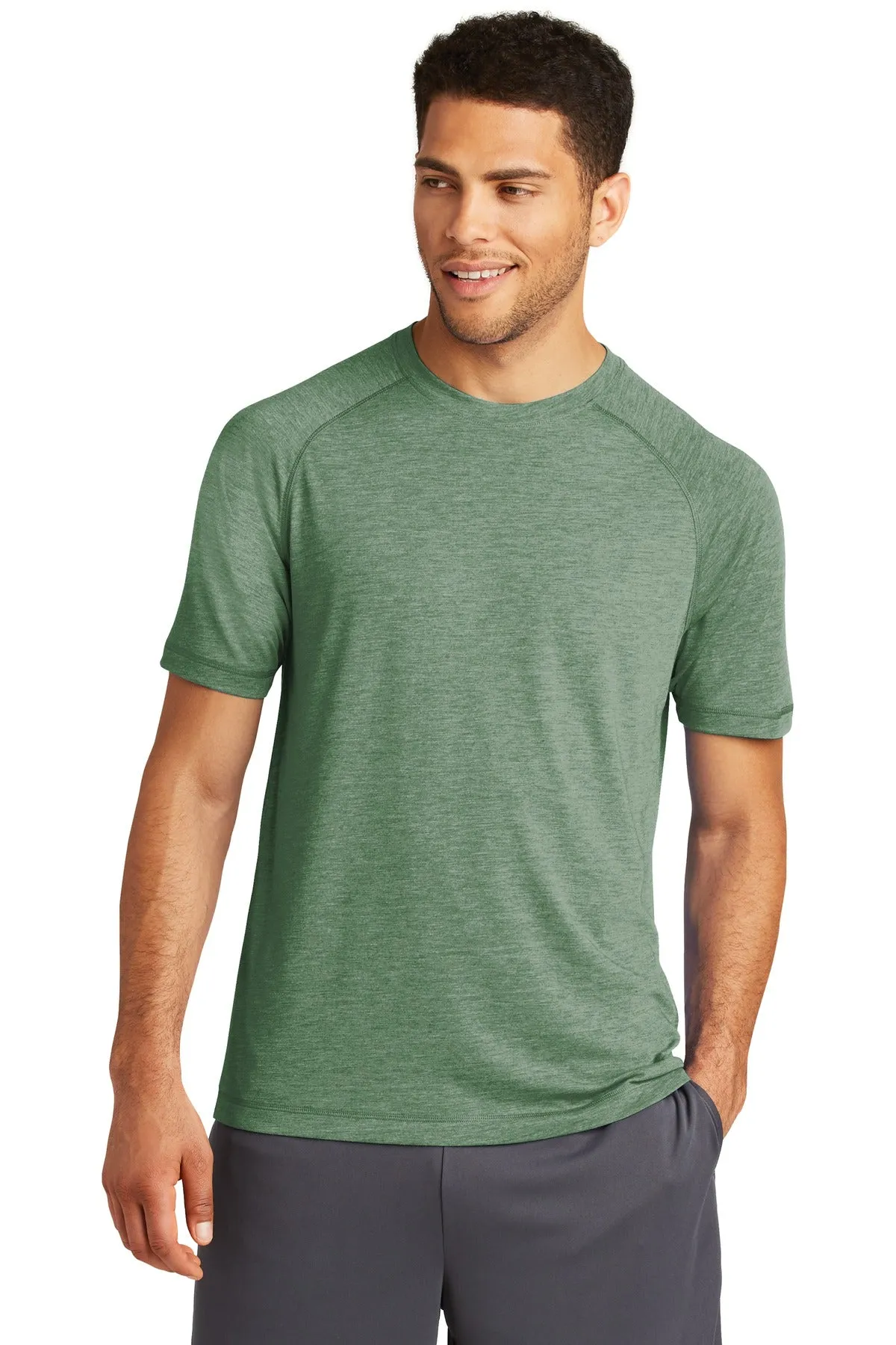Sport-Tek ¨ PosiCharge ¨ Tri-Blend Wicking Raglan Tee. ST400