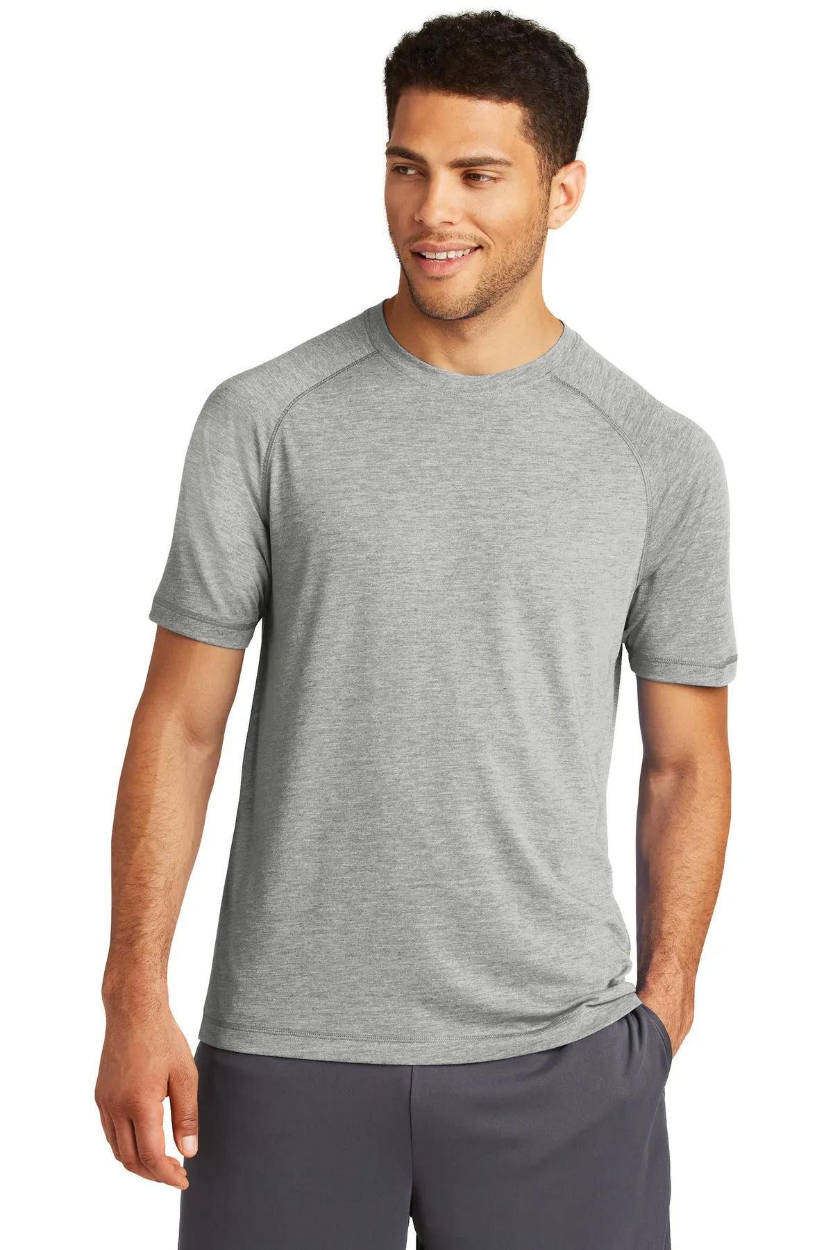 Sport-Tek ¨ PosiCharge ¨ Tri-Blend Wicking Raglan Tee. ST400